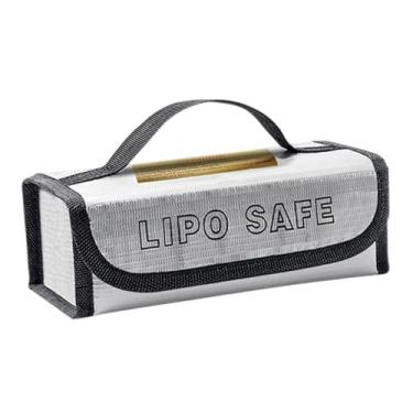 Imagem de YIJU Bolsa de bateria Lipo Bolsa de transporte para proteção de bateria Lipo para aeromodelismo para transporte de material retardante de fogo Pequena à, Style a