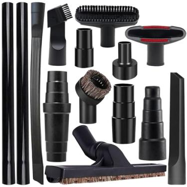 Imagem de Kit universal de acessórios de aspirador de pó de 14 peças para acessórios de aspirador de pó para aspirador de pó de 6,5 cm, 3,5 a 2,5 cm, 3,5 cm, 3,5 cm, acessórios de aspirador de pó