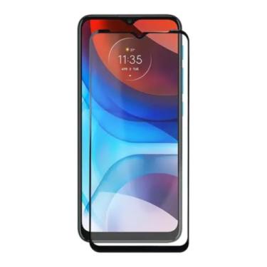 Imagem de [GL CASES] Pelicula Moto E7 Power Anti Risco Película Motorola Moto E7 Power De Vidro Temperado 3D 9H Proteção Com Cobertura Total Da Tela + Kit Limpeza Para Aplicação Livre De Bolhas
