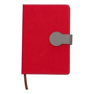 Imagem de Caderno De Anotação Sem Pauta Com Imã A5 96 Folhas - Serv Color, Verme