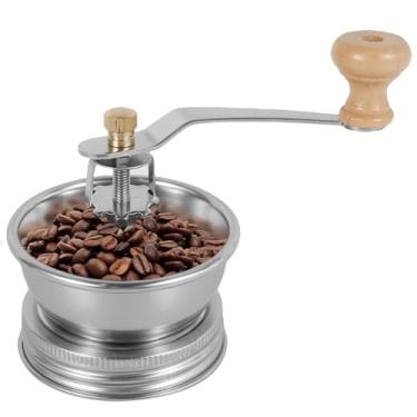 Imagem de XYDHQS Moedor de café Mason, acessório manual de tampa de moedor de café com manivela, moedor de café destacável de aço inoxidável para potes de vidro de boca larga, acampamento, barista doméstico (86