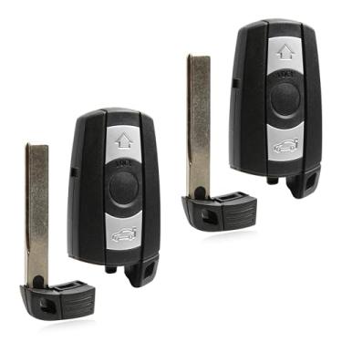Imagem de Controle remoto de entrada sem chave de substituição 2X USARemote para BMW 1 3 3 5 6 7 2004 2005 2006 2007 2008 2009 2010 2011 2012 2013 2014 2015 (KR55W). K49147, 66120397727)