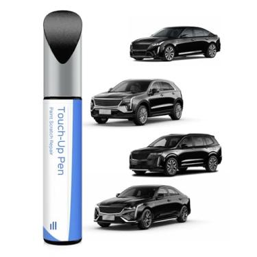 Imagem de Tinta de retoque Stellar Black Metallic GB8/WA384A compatível com chips Cadillac Exact Match e Nicks Touch Up