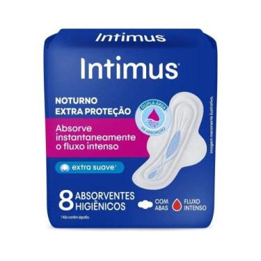 Imagem de Absorvente Intimus com Abas Noturno Suave com 8un