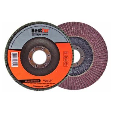 Imagem de Disco Flap 4.1/2pol Grao 80 Bestfer