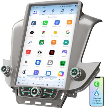 Imagem de Rádio veicular Qualcomm para Chevrolet Suburban Tahoe GMC Yukon 2014-2020 GPS Navi Head Unit | Tela sensível ao toque IPS 2K estéreo estilo Tesla Carplay Android Auto (OEM 20 cm) | 8 núcleos | 8G +