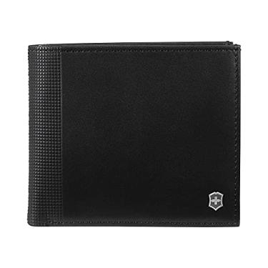 Imagem de Carteira Victorinox Altius Alox Deluxe Bi-Fold, Preta, 11x10cm