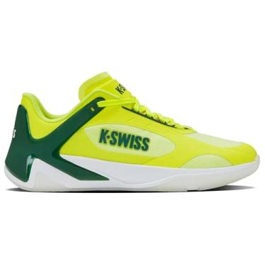 Imagem de K-Swiss Tênis masculino K-Frame Pickleball Performance, Neon Lime/Eden/Branco, 44