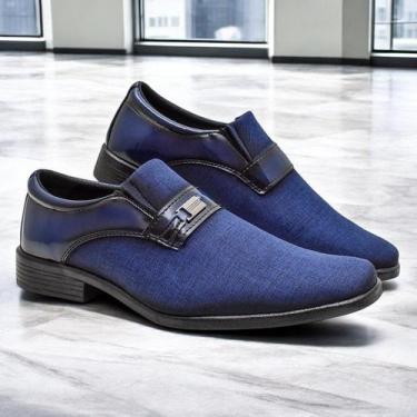 Imagem de Sapato Social Masculino Confortável Costurado Verniz Premium - Giolo, 