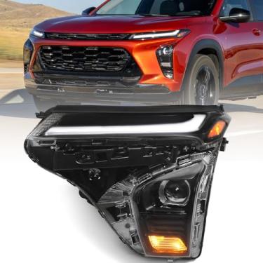 Imagem de Huray Conjunto de farol esquerdo adequado para Chevy Trax LT/2RS/Activ 2024 2025 LH com projetor LED DRL farol de substituição original de fábrica para GM2502553 42876952 lado do motorista