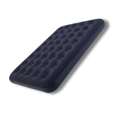 Imagem de Colchão Inflável Liso, Solteiro e Casal, PVC, Azul, 191 x 73/131 x 22 cm (SOLTEIRO)