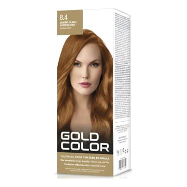 Imagem de Coloracao Creme Louro Claro Acobreado 8.4 Marula Gold