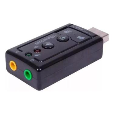 Imagem de Placa De Som Usb 7.1 Adaptador Audio P2 P3 Pc Notebook - Ly Haimei