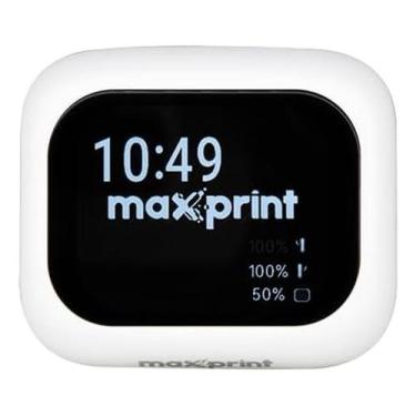 Imagem de Fone TWS Bluetooth Preto com ANC e Display Touch - FBT3002 - Maxprint