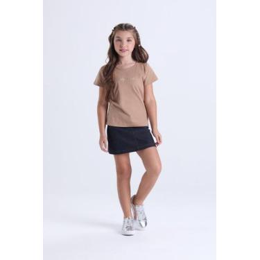 Imagem de Conjunto Verão Infantil Menina Princess com Saia Jeans - VIDA COSTEIRA