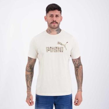 Imagem de Camiseta Puma ESS Camo Bege, G