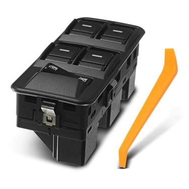 Imagem de YHTAUTO Interruptor de janela Master Power Substituição lateral do motorista para Land Rover Range Rover Sport 2007-2009, LR3, 6+8+2 pinos, interruptor de controle de janela