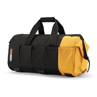 Imagem de TOUGHBUILT Bolsa de boca maciça de 51 cm, 51 bolsos e laços, estrutura resistente, estrutura robusta - (TB-60-20), Preto, amarelo., 20", Toughbuilt Bolsa de boca maciça de 50,8 cm