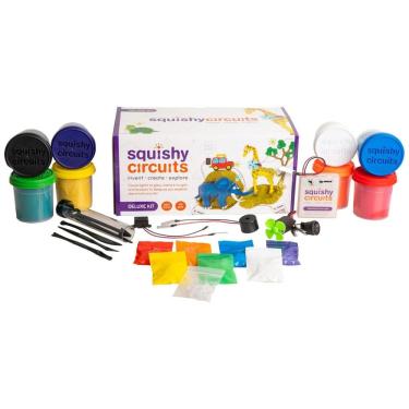 Imagem de Kit de Circuitos Elétricos com Massinha Aprenda Ciência de Forma Divertida STEM para Crianças de 8 a 12 Anos Squishy Circuits Store