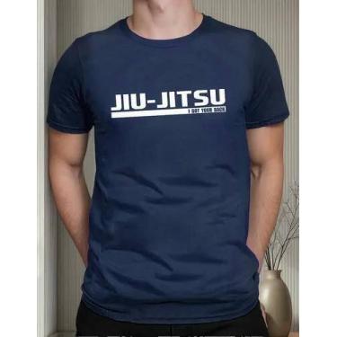 Imagem de Camiseta Camisa Adulto Feminina Masculina 100% Algodão Luta Jiu Jitsu 