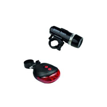 Imagem de Luzes de bicicleta REMEX, lanterna LED dianteira e traseira, pacote com 2