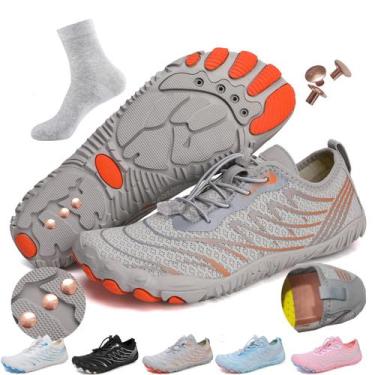 Imagem de Sapatos Grounding AddBili Grey para mulheres tamanho 35