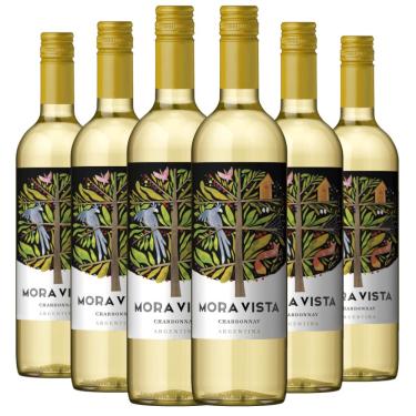 Imagem de Kit 6 Garrafas Mora Vista Chardonnay