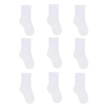 Imagem de Kit 9 Pares de Meias Selene Lisa Juvenil