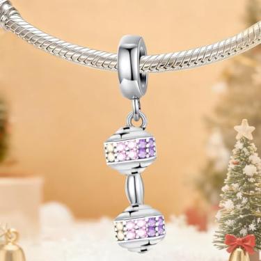 Imagem de 1 peça de berloque de laço moderno prateado adequado para mulheres, faça você mesmo e roupa diária combinando joias decoração presente para mamãe, 5.05*22mm, Prata, Sem Pedra Preciosa