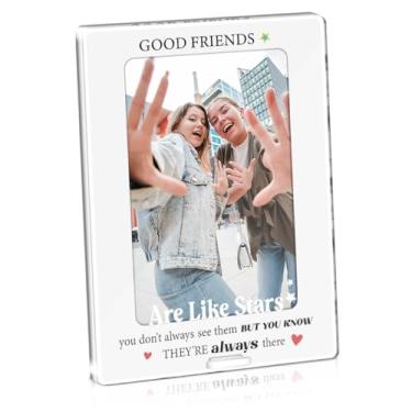 Imagem de Porta-retrato para melhor amigo, 10 x 15 cm, presentes de amizade para amigos, melhores amigos, aniversário, Natal, despedida