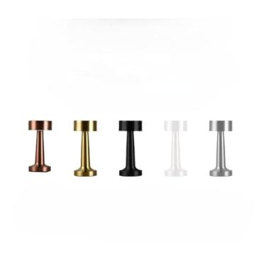 Imagem de Abajur de Mesa, Luminaria Abajur de Mesa Led Bar Café 3 Cores Sensor de Toque Recarregável Jantar Lâmpada Decorativa(Modelo 7625,Rose)