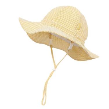 Imagem de Chapéu DASMINI Baby Toddler de aba larga UPF 50+ ajustável 2-5Y