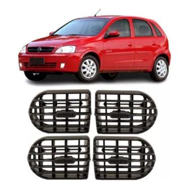 Imagem de Difusor De Ar Novo Corsa Hatch Sedan Montana Kit 4 Peças - Clauplast