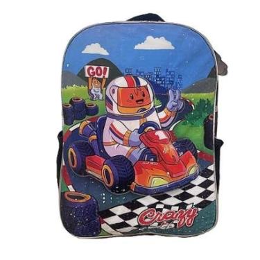 Imagem de Mochila De Costas Infantil Criança Unissex Escolar Speed crazy-Unissex
