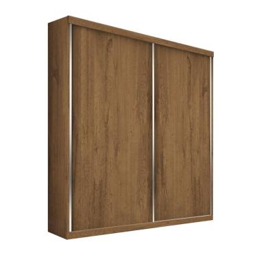 Imagem de Guarda Roupa Solteiro 2 Porta De Correr 2 Gavetas Salvador Minastex Freijó