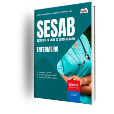 Imagem de Apostila SESAB Temporários - Enfermeiro - Apostilas Opção