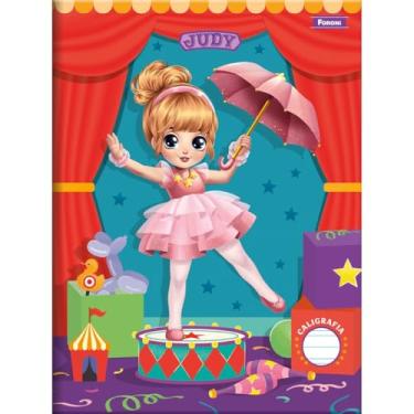 Imagem de Kit de Cadernos, Foroni, Caligrafia, Judy, 40 Folhas, Pacote com 10