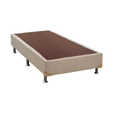 Imagem de Cama Box Base Universal Solteiro Suede Clean (88x188x30) - Ortobom