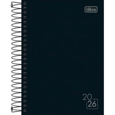 Imagem de Agenda 2026 Tilibra Espiral Spice Preta