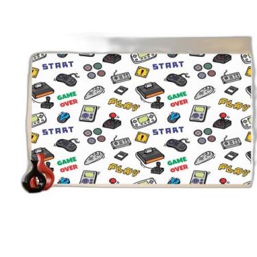 Imagem de Papel De Parede 3D Infantil Controle Game Jogo 3,5M Azs203 - Você Deco