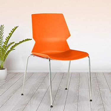 Imagem de LULUMAIC Cadeira de treinamento dobrável, cadeira de conferência, cadeira de treinamento com quadro de escrita, cadeira de funcionário, cadeira de recepção de plástico PP para escritório (cor: