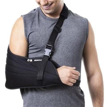 Imagem de Tipoia Imobilizadora Estofada Bilateral Preta Tam P Salvapé - Salvape