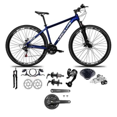 Imagem de Bicicleta Aro 29 Absolute Nero 5 27v Shimano Altus K7 Pedivela Mt101 Freio Disco Hidráulico Trava-Unissex