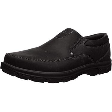 Imagem de Skechers Segmento masculino - The Search Mocassim sem cadarço, Couro preto, 38