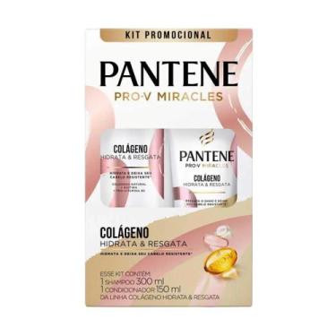 Imagem de Kit Pantene Pro-V Miracles Colágeno Hidrata & Resgata Shampoo 300ml + 