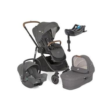 Imagem de Travel System Versatrax Cycle Trio Cinza Shellgray com I-Base Isofix I-Snug - Joie