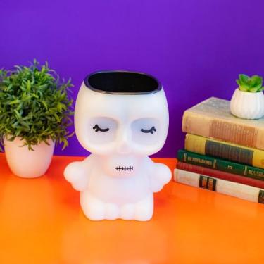 Imagem de Porta Trecos Decorativo Caveira Skull Design | Organizador de Mesa, Canetas, Maquiagem e Utensílios