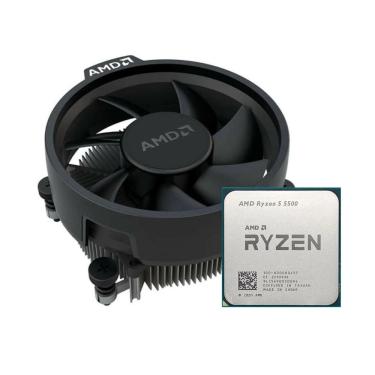 Imagem de AMD Ryzen 5 5500 - 6 Cores - 12 Threads - 3.6GHz (4.2GHz) Turbo - Cache 16MB - AM4 - OEM Com Cooler