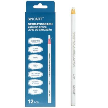 Imagem de LAPIS DERMATOGRAFICO SINOART CX C/12 A285 BRANCO