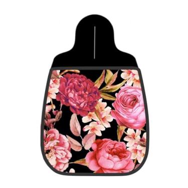 Imagem de Lixeira De Carro Organizador Lixinhocar Rosas Vermelhas e Pink Fundo Escuro